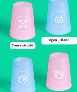 12 Pack QIYI Kinder Sportstapelen Bekers-Quick Stacks Cups - Speed Training Game Uitdaging- Competitie Party Speelgoed + Gratis OpbergTas-7.6*9.3cm - Mat Doorschijnend - Zwart -actiespellen Verkoop 550x817 1