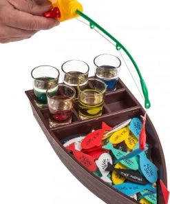 Luchas Promotions Drinkspel, Visvangst, Met 4 Shooterglazen